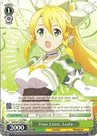 Time Limit Leafa (Sword Art Online Re: Edit) — Weiss Schwarz Card Value