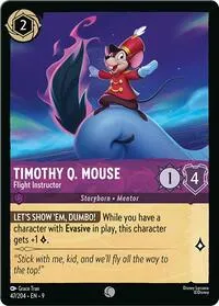 Timothy Q Mouse Flight Instructor (Fabled) — Lorcana TCG Card Value