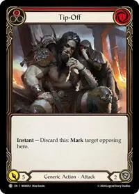 Tip Off Red (Blitz Deck: The Hunted - Arakni, Web of Deceit)