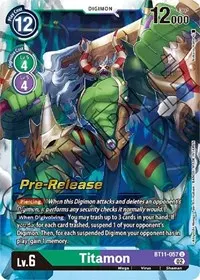 Titamon (Dimensional Phase Pre-Release Cards)