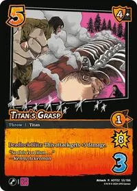 Titans Grasp (Attack On Titan: Origins of Power) — UniVersus Card Value