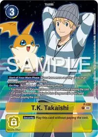 TK Takaishi P 129 Digimon Adventure 02 The Beginning Set (Digimon Promotion Cards)