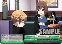 To Set a Good Example For Everyone (Kaguya-Sama: Love is War?)