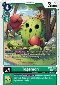 Togemon (Blast Ace Pre-Release Cards)