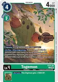 Togemon (Starter Deck 21: Hero of Hope Release Event Cards)