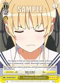 Tomoyas Proposal 24 (Saekano: How to Raise a Boring Girlfriend)