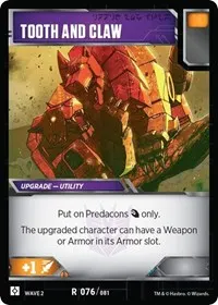 Tooth and Claw (Rise of the Combiners)