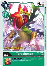Toropiamon (Double Diamond Pre-Release Cards)