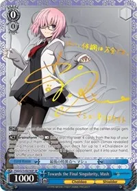 Towards the Final Singularity Mash SP (Fate/Grand Order Absolute Demonic Front: Babylonia) — Weiss Schwarz Card Value