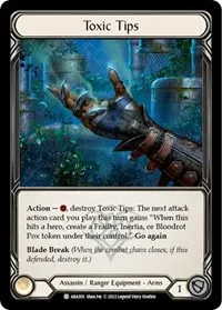 Toxic Tips (Blitz Deck: Outsiders - Arakni)