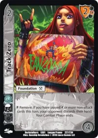 Track Zero (Capcom Casual League Kit) — UniVersus Card Value