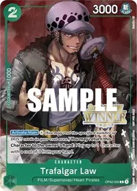 Trafalgar Law Offline Regional 2023 Winner (One Piece Promotion Cards)