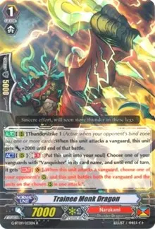 Trainee Monk Dragon (G-BT09: Divine Dragon Caper)