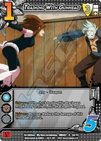 Training With Gunhead (UniVersus: My Hero Academia: Crimson Rampage)