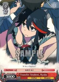Transfer Student Ryuko (KILL la KILL) — Weiss Schwarz Card Value