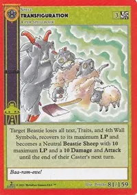 Transfiguration (Cryptid Nation: Second Edition) — MetaZoo Card Value