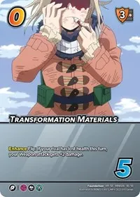 Transformation Materials XR (UniVersus: My Hero Academia: Jet Burn)