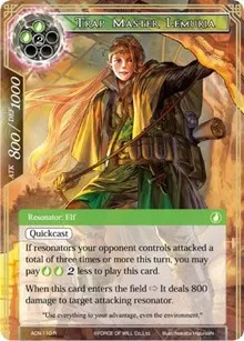 Trap Master Lemuria (Ancient Nights) — Force of Will Card Value