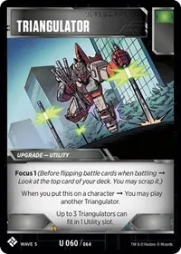 Triangulator (Titan Masters Attack) — Transformers TCG Card Value
