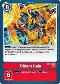 Trident Gaia (Alternative Being Booster) — Digimon Card Game Card Value