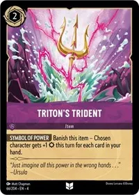 Tritons Trident (Ursula's Return) — Lorcana TCG Card Value