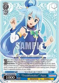Troublemaker Aqua (KONOSUBA -God’s blessing on this wonderful world! Re:Edit) — Weiss Schwarz Card Value