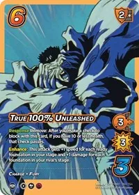 True 100pct Unleashed (Yu Yu Hakusho: Dark Tournament) — UniVersus Card Value