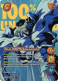 True 100pct Unleashed XSR (Yu Yu Hakusho: Dark Tournament) — UniVersus Card Value
