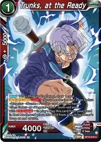 Trunks at the Ready (Fighter's Ambition)