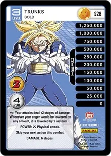 Trunks Bold Rainbow Parallel Foil (Panini: Awakening)