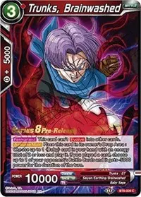 Trunks Brainwashed (Malicious Machinations Pre-Release Cards)