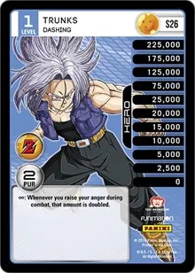 Trunks Dashing Rainbow Parallel Foil (Panini: Awakening)