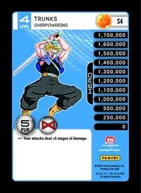 Trunks Overpowering (Panini: Evolution)
