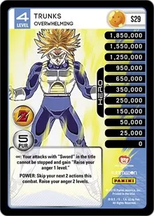 Trunks Overwhelming Rainbow Parallel Foil (Panini: Awakening)