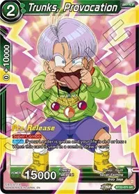 Trunks Provocation (Critical Blow Pre-Release Cards) — Dragon Ball Super CCG Card Value