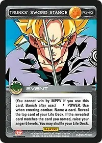 Trunks Sword Stance (Panini: Heroes & Villains)