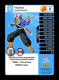Trunks Swordmaster High Tech Foil (Panini: Evolution)