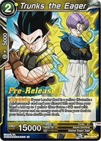 Trunks the Eager (Rise of the Unison Warrior Pre-Release Cards)