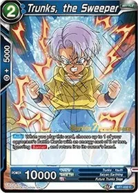 Trunks the Sweeper (Assault of the Saiyans Pre-Release Cards)