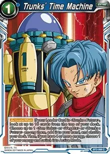 Trunks Time Machine (Union Force) — Dragon Ball Super CCG Card Value