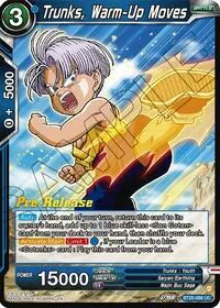 Trunks Warm Up Moves (Legend of the Dragon Balls Pre-Release Cards)