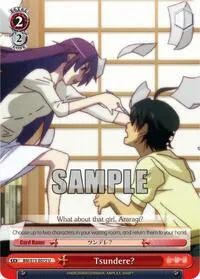 Tsundere (BAKEMONOGATARI) — Weiss Schwarz Card Value