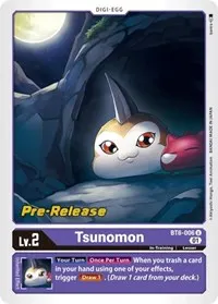 Tsunomon (Double Diamond Pre-Release Cards)
