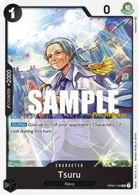 Tsuru (Paramount War Pre-Release Cards) — One Piece Card Game Card Value
