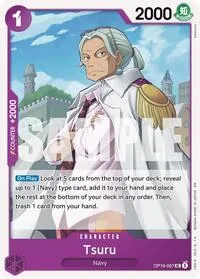 Tsuru (The Time of Battle) — One Piece Card Game Card Value