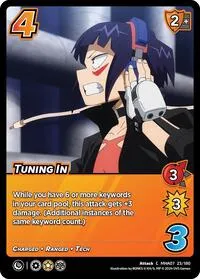 Tuning In (UniVersus: My Hero Academia: Girl Power) — UniVersus Card Value