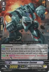 Turboraizer Custom (G-BT06: Transcension of Blade & Blossom) — Cardfight Vanguard Card Value