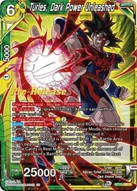 Turles Dark Power Unleashed (Saiyan Showdown Pre-Release Cards)