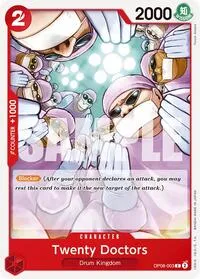 Twenty Doctors (Two Legends) — One Piece Card Game Card Value