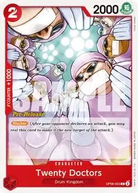 Twenty Doctors (Two Legends Pre-Release Cards)